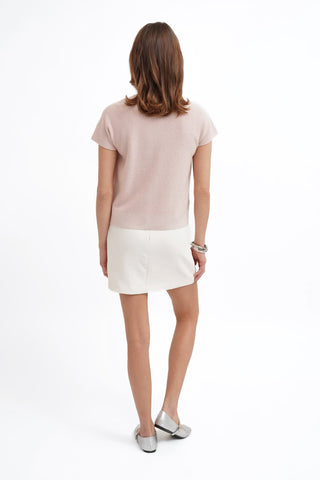 The Textured Boxy Knit Tee