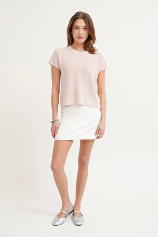 The Textured Boxy Knit Tee