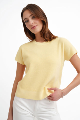 The Textured Boxy Knit Tee