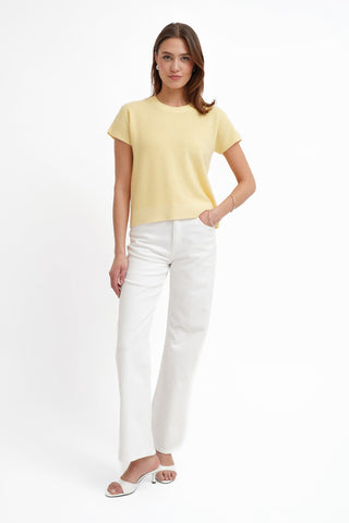 The Textured Boxy Knit Tee