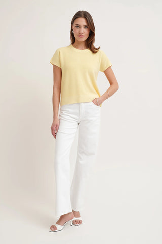 The Textured Boxy Knit Tee