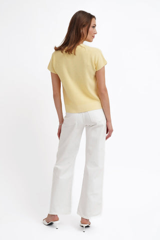 The Textured Boxy Knit Tee