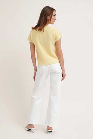 The Textured Boxy Knit Tee