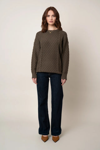 The Diamond Cable Crewneck