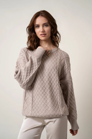 The Diamond Cable Crewneck