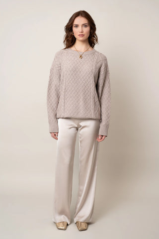 The Diamond Cable Crewneck