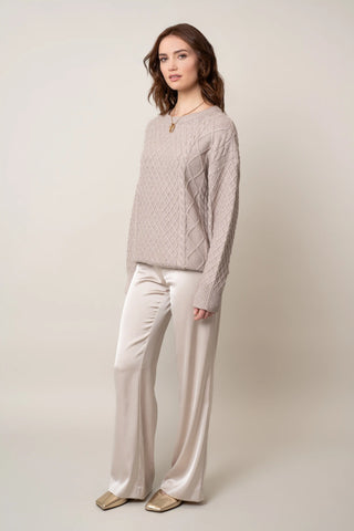 The Diamond Cable Crewneck