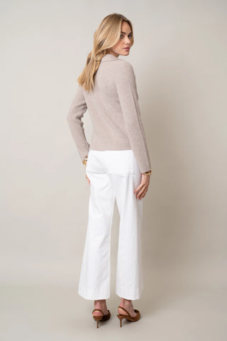 The Textured Collar Pullover