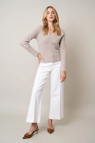 The Textured Collar Pullover