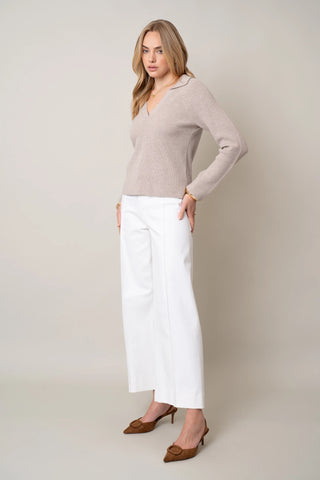 The Textured Collar Pullover