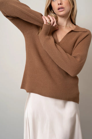 The Textured Collar Pullover