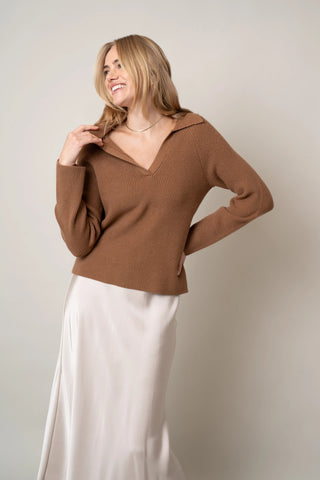 The Textured Collar Pullover