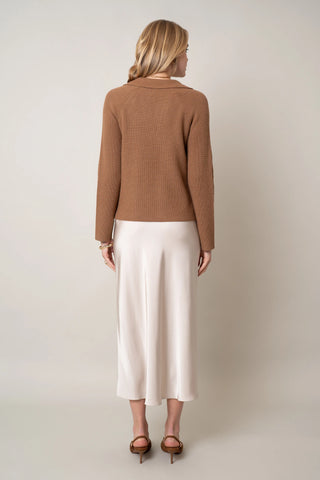 The Textured Collar Pullover