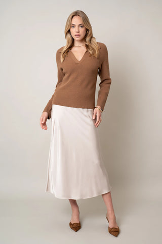 The Textured Collar Pullover