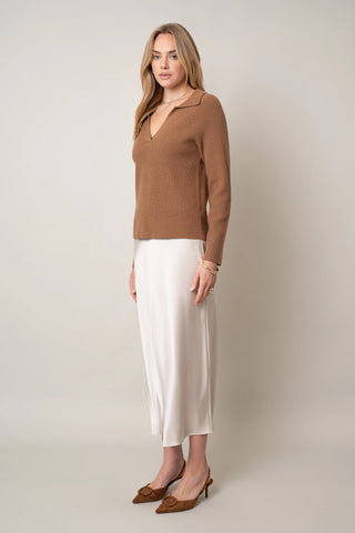 The Textured Collar Pullover