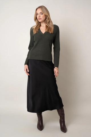 The Textured Collar Pullover