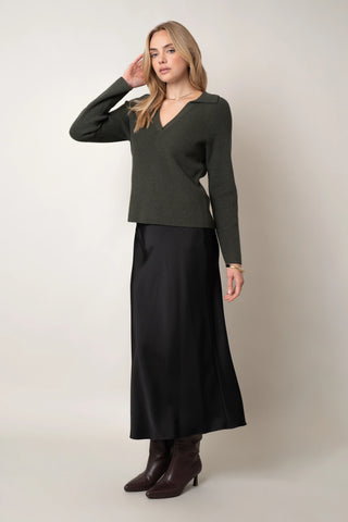 The Textured Collar Pullover