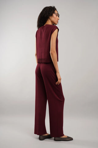The Modern Button Knit Vest Set