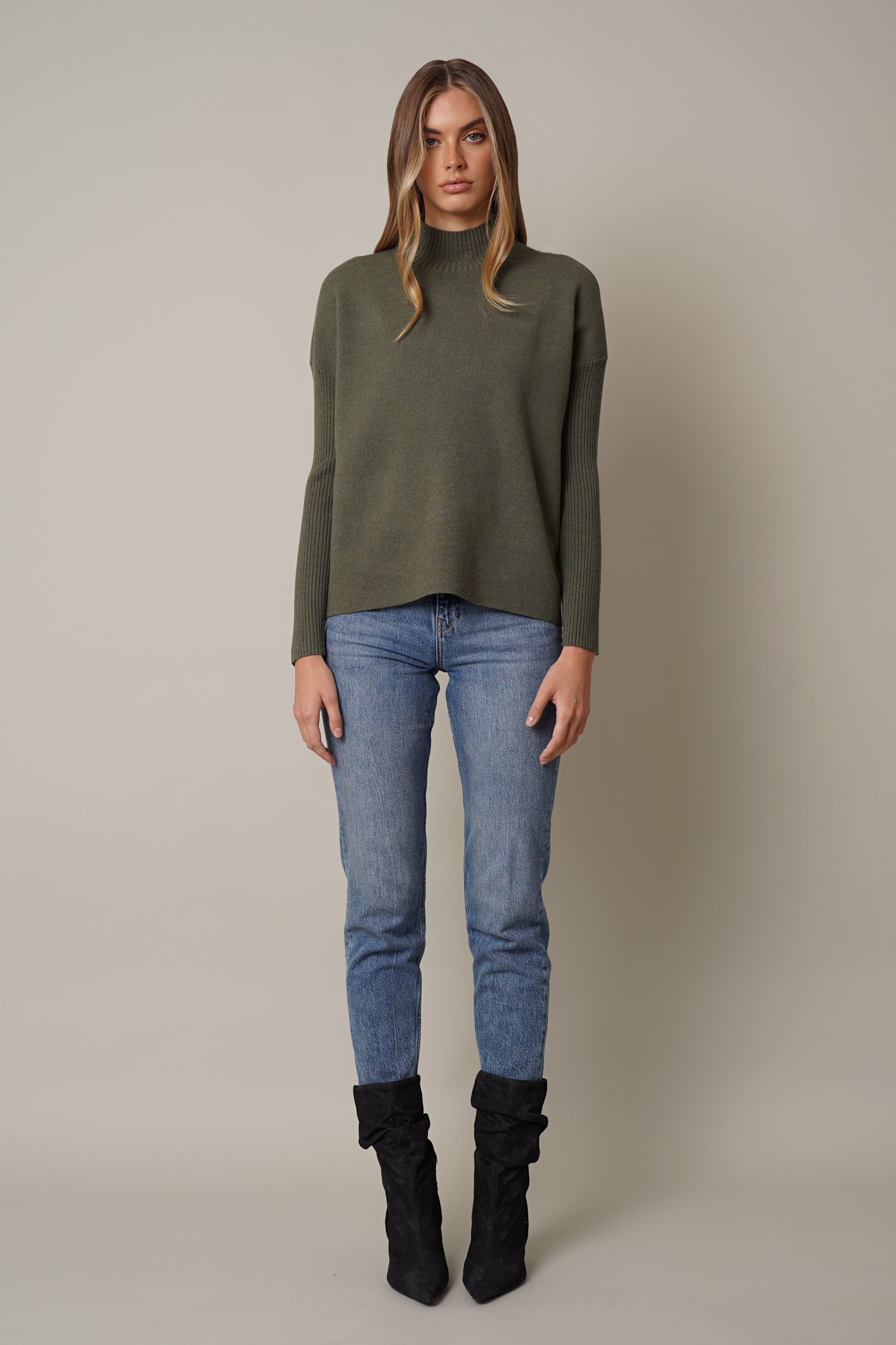 Cyrus Mock Neck Pullover