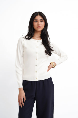 The Classic Buttoned Cardigan