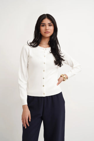 The Classic Buttoned Cardigan
