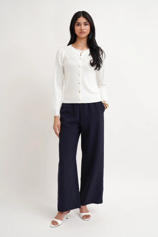 The Classic Buttoned Cardigan