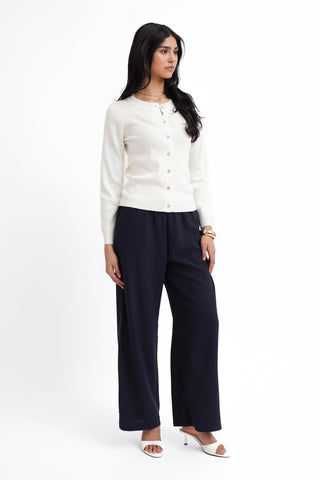 The Classic Buttoned Cardigan