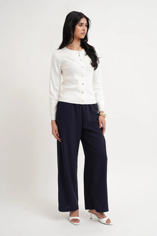 The Classic Buttoned Cardigan