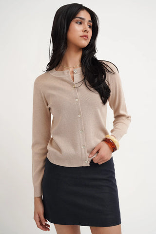 The Classic Buttoned Cardigan