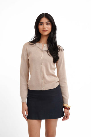 The Classic Buttoned Cardigan