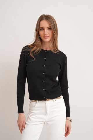The Classic Crewneck Cardigan
