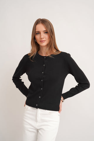 The Classic Crewneck Cardigan