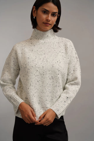 The Flecked Rib Turtleneck Sweater