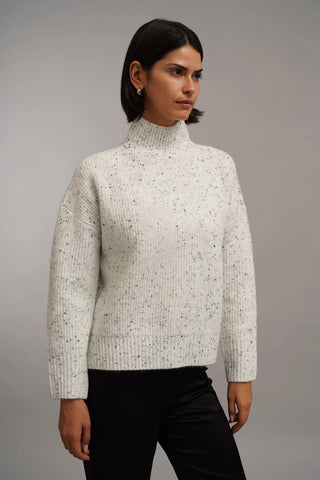 The Flecked Rib Turtleneck Sweater