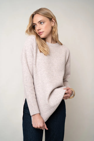 The Everyday Ribbed-Hem Crewneck