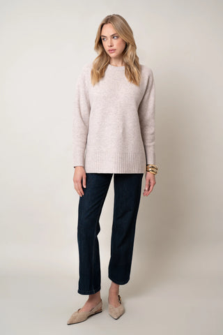 The Everyday Ribbed-Hem Crewneck