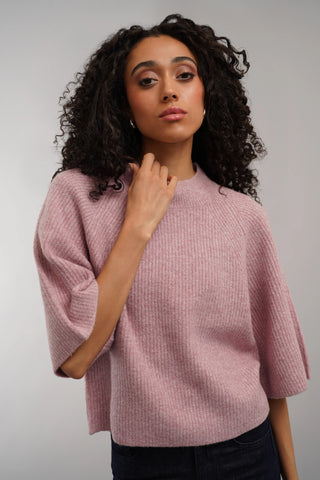 The Cozy Ribbed Mock Neck Sweater