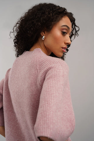 The Cozy Ribbed Mock Neck Sweater