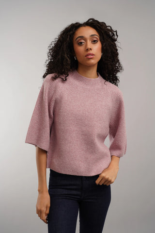 The Cozy Ribbed Mock Neck Sweater