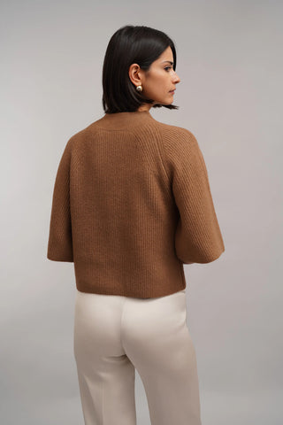 The Cozy Ribbed Mock Neck Sweater