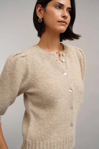 The Soft Puff Sleeve Cardigan