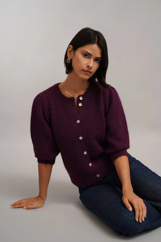 The Soft Puff Sleeve Cardigan