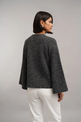 The Belted Cape Cardigan