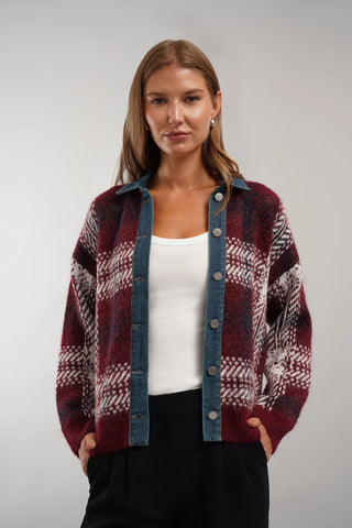 The Chalet Plaid Cardigan