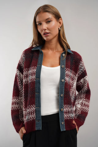 The Chalet Plaid Cardigan
