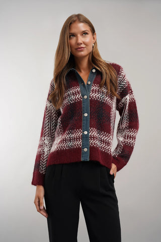 The Chalet Plaid Cardigan