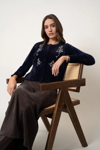 The Embellished Knit Cardigan
