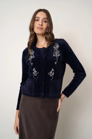 The Embellished Knit Cardigan