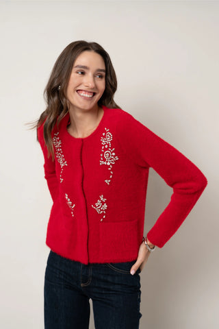 The Embellished Knit Cardigan