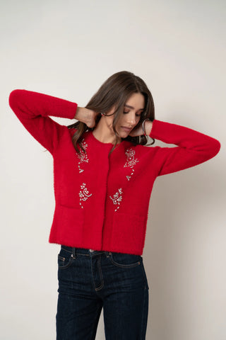 The Embellished Knit Cardigan